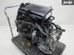 【実動外し】純正 L405S ソニカ 2WD ターボ KF-DET エンジン 本体 + CVT ミッション インタークーラー タービン 補器類 07年 約8万Km棚26-1