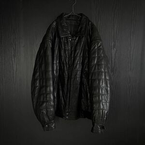 1970s Yves Saint Laurent rive gauche Jacket イブサンローラン リブゴーシュ レザー 本革 キルティング ジャケット ヴィンテージ 80s