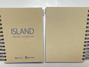 ISLAND sketch notebook アイランド スケッチ ノートブック ROOTOTE ルートート 浅井愼平 Birds Studio 未使用