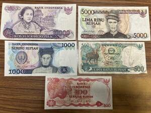 インドネシア　紙幣　セット　お金