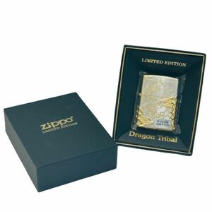 【Zippo/ジッポー】オイルライター 未使用品 Dragon Tribal/ドラゴントライバル リミテッドエディション シリアルナンバー入り★45521