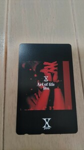 新品 未使用 X JAPAN テレカ 50度 テレホンカード