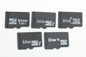 32GB microSDHCカード ●5枚セット● 