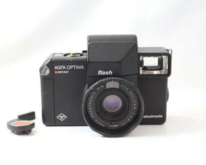 【希少/訳あり品】AGFA OPTIMA sensor electronic flash /SOLITAR 40mm F2.8 コンパクトカメラ (同梱OK)S662