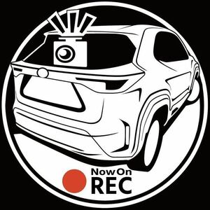 カラーや車種の変更承ります　トヨタ　ヤリスクロス　ドラレコ　ドライブレコーダー　ステッカー　カッティングステッカー モデリスタ