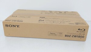 【B02-241】 未開封 SONY デジタルハイビジョンチューナー内蔵 HDD搭載 ブルーレイディスク DVD レコーダー BDZ-ZW1800 1TB 「KE448」