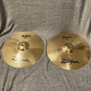 激レア 名器 Zildjian ハイハットシンバル ZXT Solid HiHat Top Bottom セット 14/36 cm MADE IN USA なかなか出てこない