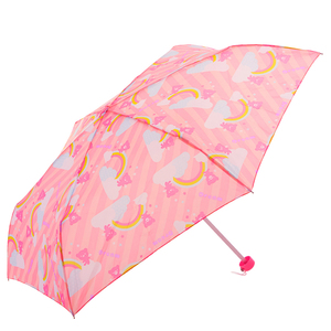 ☆ 5196.pink 折りたたみ傘 子供 使いやすい 軽量 50cm おしゃれ かわいい ミニ 小さい 小さめ 軽め 軽い コンパクト ATTAIN アテイン 女