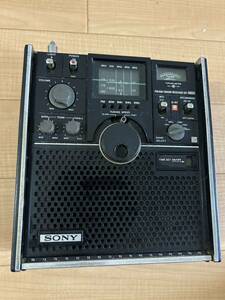 SONY ラジオ　スカイセンサー　ICF-5800　昭和レトロ　 電源コードなし