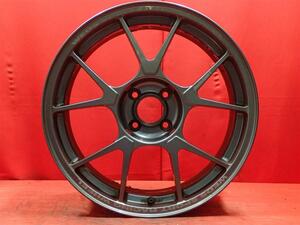 中古ホイール 単品1本 ウェッズスポーツ TC・005 WedsSport TC-005 17x7J 4/100 カルタス ワゴン フィット アリア スプリンタートレノ ゴ・