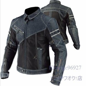 A2268☆新品バイクウエア バイクジャケット ライダースジャケット バイクジャケット パッド付 耐磨 防風 バイク用品 耐衝撃S～4XL