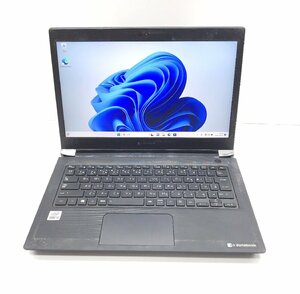 NT:第１0世代☆TOSHIBA dynabook S73/FR Core i3-10110U 2.10GHz/8GB/SSD:256GB/ 無線 ノート＆Windows11　