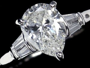 ZM11166SS【1円～】新品【RK宝石】《Diamond》極上ダイヤモンド 特大1.049ct!! 極上脇石ダイヤモンド Pt900 超高級リング ダイヤ