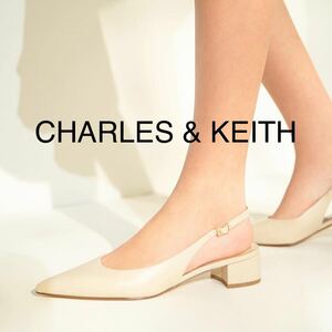 CHARLES & KEITH ポインテッドトゥ スリングバックパンプス