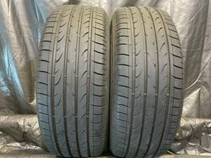 バリ溝 ブリヂストン 265/60R18 H/P SPORT 2本セット 中古タイヤ 265/60-18 ランクルプラド パジェロ Gクラス など