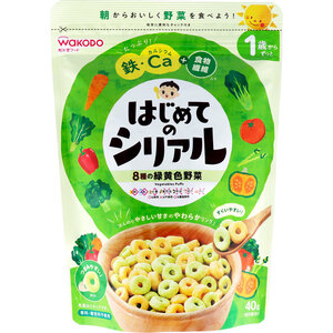 まとめ得 ※和光堂フード はじめてのシリアル 8種の緑黄色野菜 40g x [5個] /k