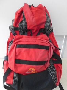 ◆【中古品】mountatn dax SPIDER リュック バックパック 登山 アウトドア　レッドリュックサック◆