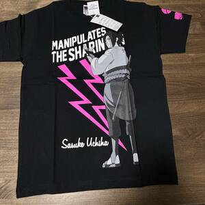 ◎NARUTO うちはサスケ Ｔシャツ Sasuke Uchiha shirt 黒B