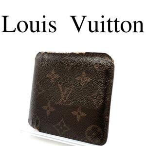 Louis Vuitton ルイヴィトン 折り財布 ワンポイントロゴ PVC
