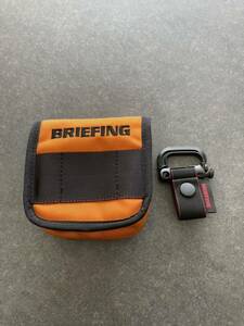 ブリーフィング　BRIEFING ヘッドカバー センターシャフト　CS オレンジ中古　パターカバー