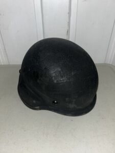 CERADYNE BA3A LEVEL IIIA BALLISTIC HELMET SWAT BLACK LAW ENFORCEMENT, BA3A #2 海外 即決