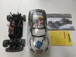 TT-02 タミヤ 1/10 4WD電動ラジオコントロールカー 受信機、アンプ、サーボ付き