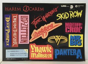 STICKER/V.A/LED ZEPPELIN, DEEP PURPLE/ WARNER MUSIC JAPAN -HARD ROCK CAMPAIGN- (g121)