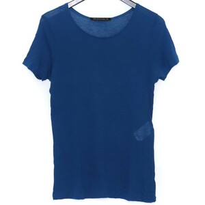 BALENCIAGA ラウンドネックTシャツ サイズ38 ブルー 194153 バレンシアガ 半袖カットソー