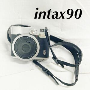 ▲ チェキ NEO CLASSIC intax mini90 ブラック 富士フイルム　［現状品・付属品なし］【OTOS-689】