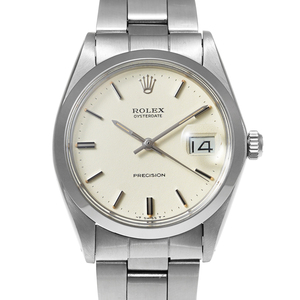 ROLEX オイスターデイト Ref.6694 アイボリー アンティーク品 メンズ 腕時計