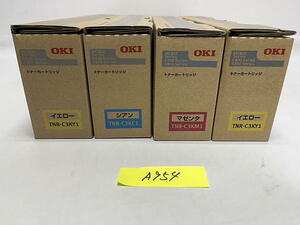 A-954【新品】 沖データ　OKI　トナーカートリッジ　TNR-C3KC1/TNR-C3KM1/TNR-C3KY1　C/M/Y シアン/マゼンタ/イエロー　3色4本セット　純正