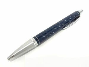 1円 ■新品同様■ PARKER パーカー IM アストラルミッドナイト ノック式 ボールペン 筆記用具 文房具 ネイビー系×シルバー系 AW5655