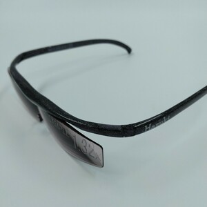 【サンプル刻印あり】ハズキルーペ　コンパクト 黒　1.32 カラーレンズ 眼鏡の上から使える メガネ型ルーペ