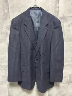 【asterny】スーツジャケット　ネイビー　ストライプ