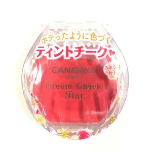 新品 ◆CANMAKE (キャンメイク) クリームチーク ティント 02 ハッピーストロベリー◆ チークカラー フェイスカラー