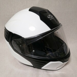 KAZAMI　OGK　カブト　サイズXL　インナーバイザー　カザミ　ホワイト　KABUTO　システムヘルメット　フルフェイスヘルメット