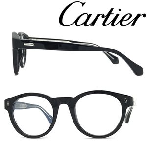 Cartier メガネフレーム ブランド カルティエ ブラック 眼鏡 CT-0341O-004
