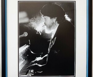 ドクター・ジョン/アート ピクチャー 額装/1992.SF Live Pic/Dr.John/ニューオーリンズ・ガンボ/New Orleans/Gumbo Art display/モノクロ