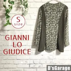 【GIANNI LO GIUDICE】シャツ 総柄 薄手 S W1036-7