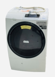 動作品 HITACHI 日立電気洗濯乾燥機 ドラム式洗濯機 洗濯10㎏ 乾燥６㎏ 42L 2018年製 家電 BD-SG100CL 左開き