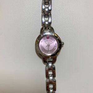 【美品】ジャンク扱い　ピンキーガールズ　腕時計レディース 時計　ピンク　可愛い　ドレスウォッチ　ステンレス　ブレスレットタイプ