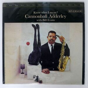 CANNONBALL ADDERLEY WITH BILL EVANS/KNOW WHAT I MEAN/RIVERSIDE OJC105 LP