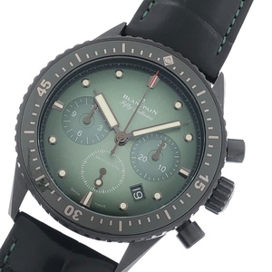 ブランパン BLANCPAIN フィフティ ファゾムス バチスカーフ クロノグラフ フライバック 5200-0153-B52A セラミック 腕時計 メンズ 中古