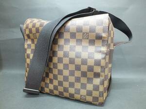 〇LOUIS VUITTON ナヴィグリオ ショルダーバッグ ダミエ エベヌ N45255 ルイヴィトン