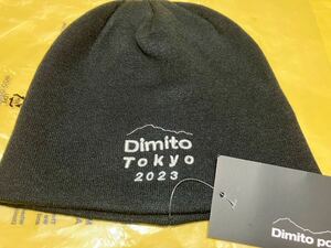 ニット帽新品 Dimito positivemind ビーニー スノーボード ディミット ブラック