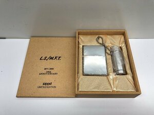 41【未使用】L.S./M.F.T.　1871-2001　130TH　ANNIVERSARY　ZIPPO　ジッポ　オイルライター　タバコ　喫煙具　火花確認済