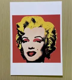 アンディ・ウォーホル Andy Warhol マリリン・モンロー赤　ポストカード