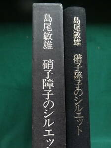 島尾敏雄　＜葉篇小説集＞　硝子障子のシルエット 　昭和47年 　創樹社　初版・帯付