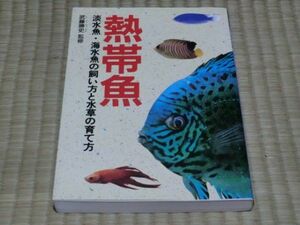 中古本　武藤勝史/監修　熱帯魚　淡水魚・海水魚の飼い方と水草の育て方