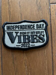 即決● VIBES バイブズ meeting ワッペン バッチ　シール　バッジ　2022 30回 令和4年　ハーレー　harley davidson